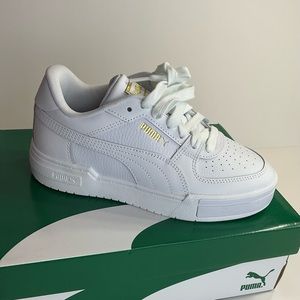 Puma Ca pro classic‎ junior women’s white shoes sneakers size 6c